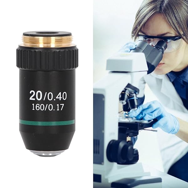 YWBL-WH 20X Brass Achromatic Objective Lens for Biological Microscopes - 20mm Thread Telescope Accessory - View 6 of 10