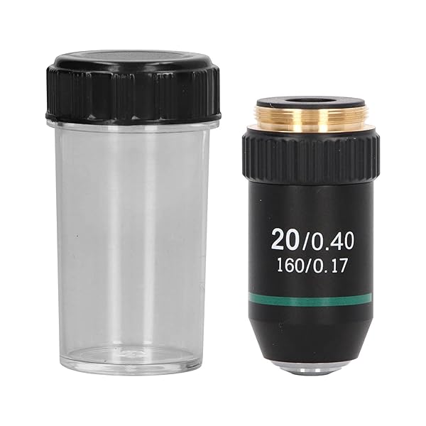 YWBL-WH 20X Brass Achromatic Objective Lens for Biological Microscopes - 20mm Thread Telescope Accessory - View 2 of 10