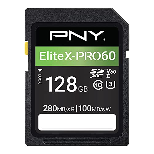 PNY PNY 256GB EliteX-PRO60 UHS-II SDXC Card: Fast 280MB/s for 4K UHD & Full HD - Ideal for Photographers & Videographers - View 3 of 10