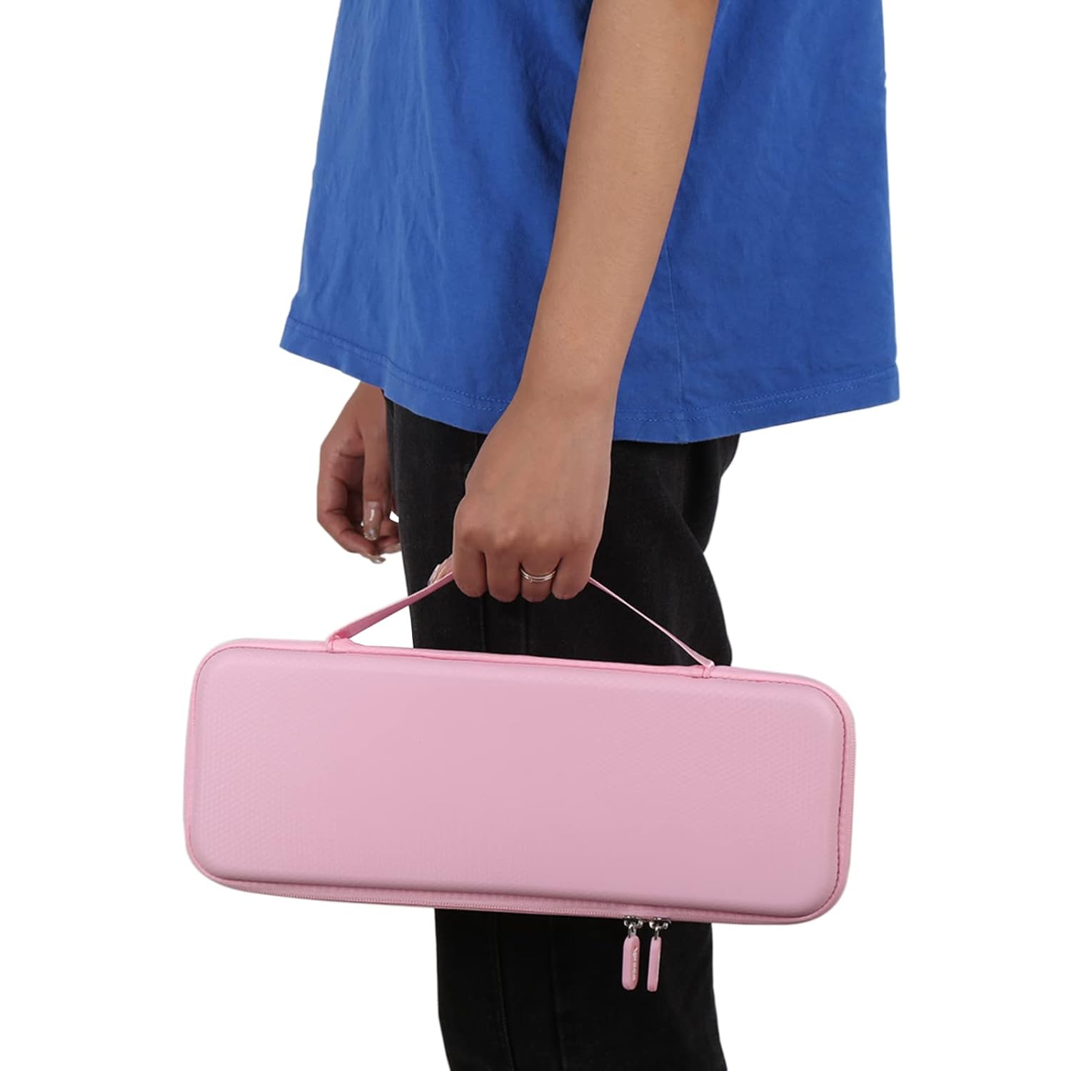 Aproca Aproca Pink Hard Travel Case for Logitech Pebble 2 Combo K380 K380s Bluetooth Keyboard and M350 i345 Mouse - View 8 of 9