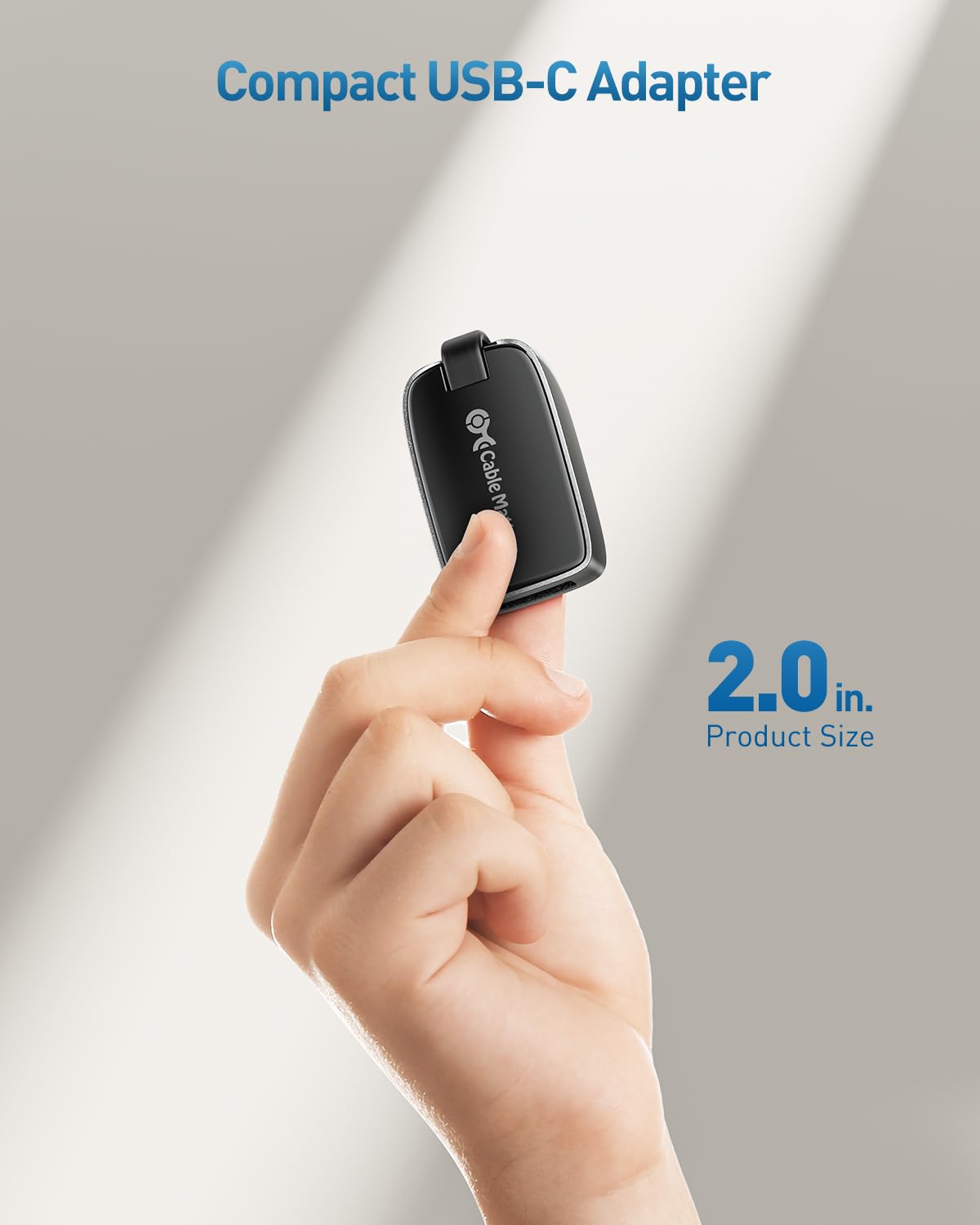 Cable Matters Portable USB C to DisplayPort 14 Adapter 4K 144Hz 8K 60Hz HDR Thunderbolt Compatible for MacBook Pro XPS and Valve Index - View 4 of 6