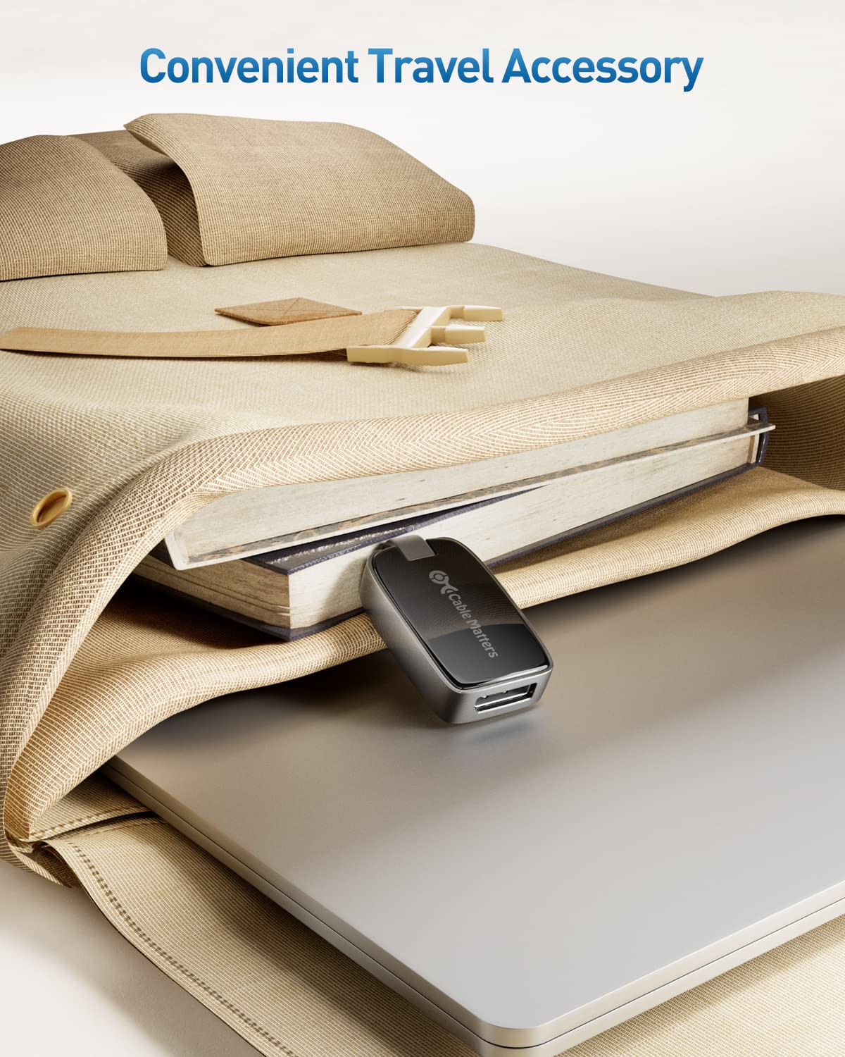 Cable Matters Portable USB C to DisplayPort 14 Adapter 4K 144Hz 8K 60Hz HDR Thunderbolt Compatible for MacBook Pro XPS and Valve Index - View 5 of 6