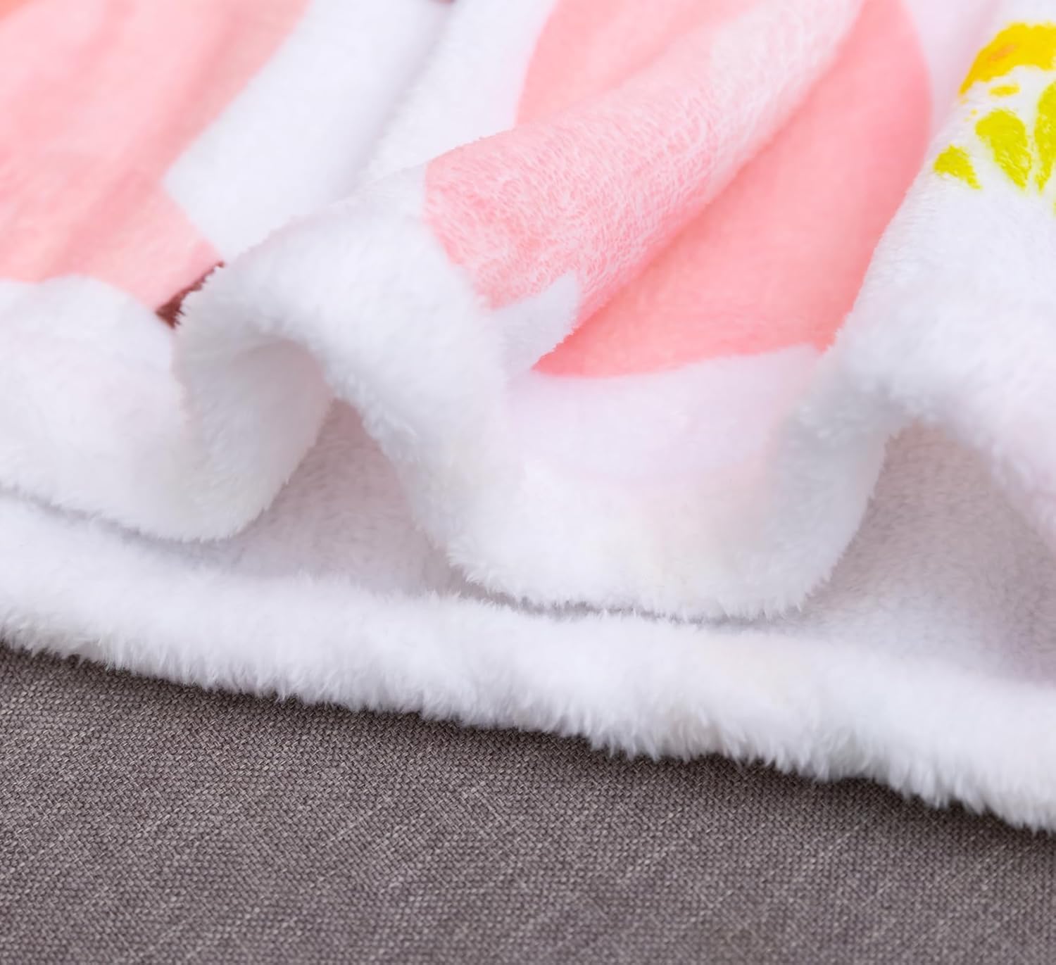 Zevrez Zevrez Pink Pig Blanket Soft Flannel Throw for Kids and Adults Cute Gifts for Pig Lovers Perfect for Couch Bed and Sofa 48x60 Inches - View 6 of 8