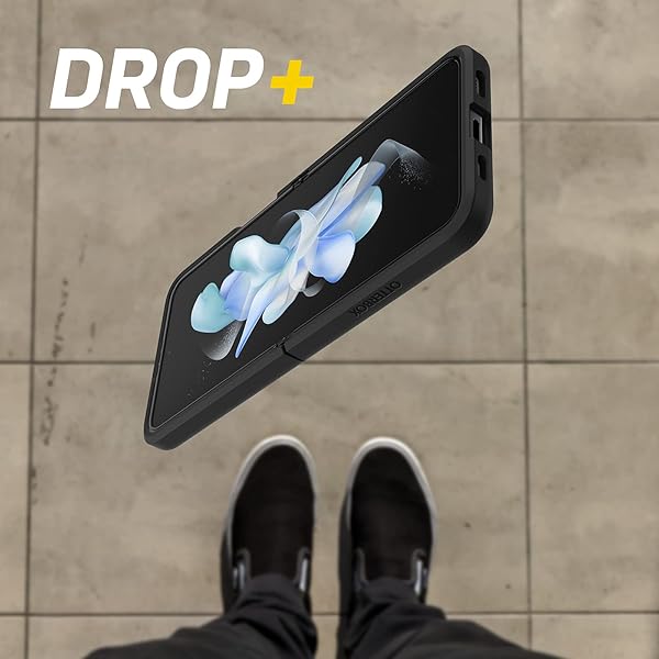 OtterBox OtterBox Thin Flex Series Case for Samsung Z Flip4 Black Durable Protection - View 6 of 8