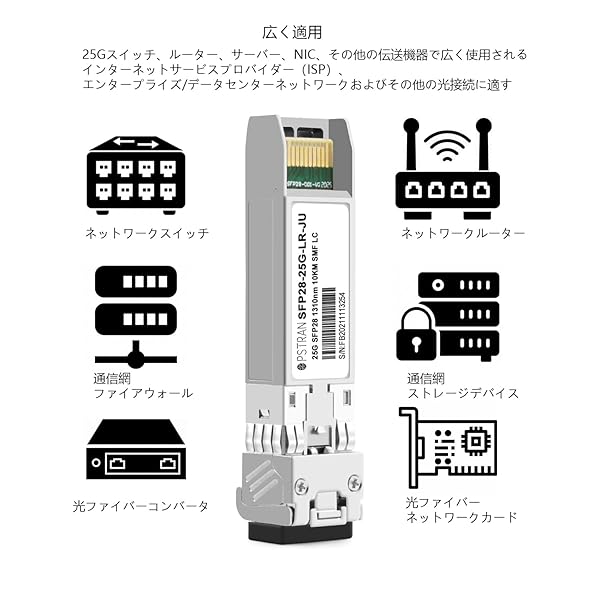 OPSTRAN Buy OPSTRAN 25GBASE-LR SFP28 Transceiver for Juniper JNP-SFP-25G-LR - 1310nm 10km DDM Duplex LC SMF Module - View 5 of 6