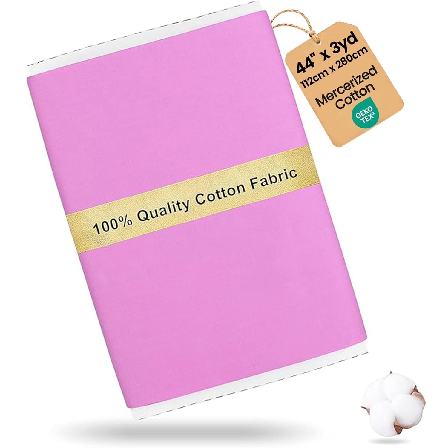 craftido Craftido 100 Cotton Fabric by The Yard Solid Color 44 Wide 3yd Medium Weight for Quilting Sewing Crafts Binding Backing Lining Sweet Pink