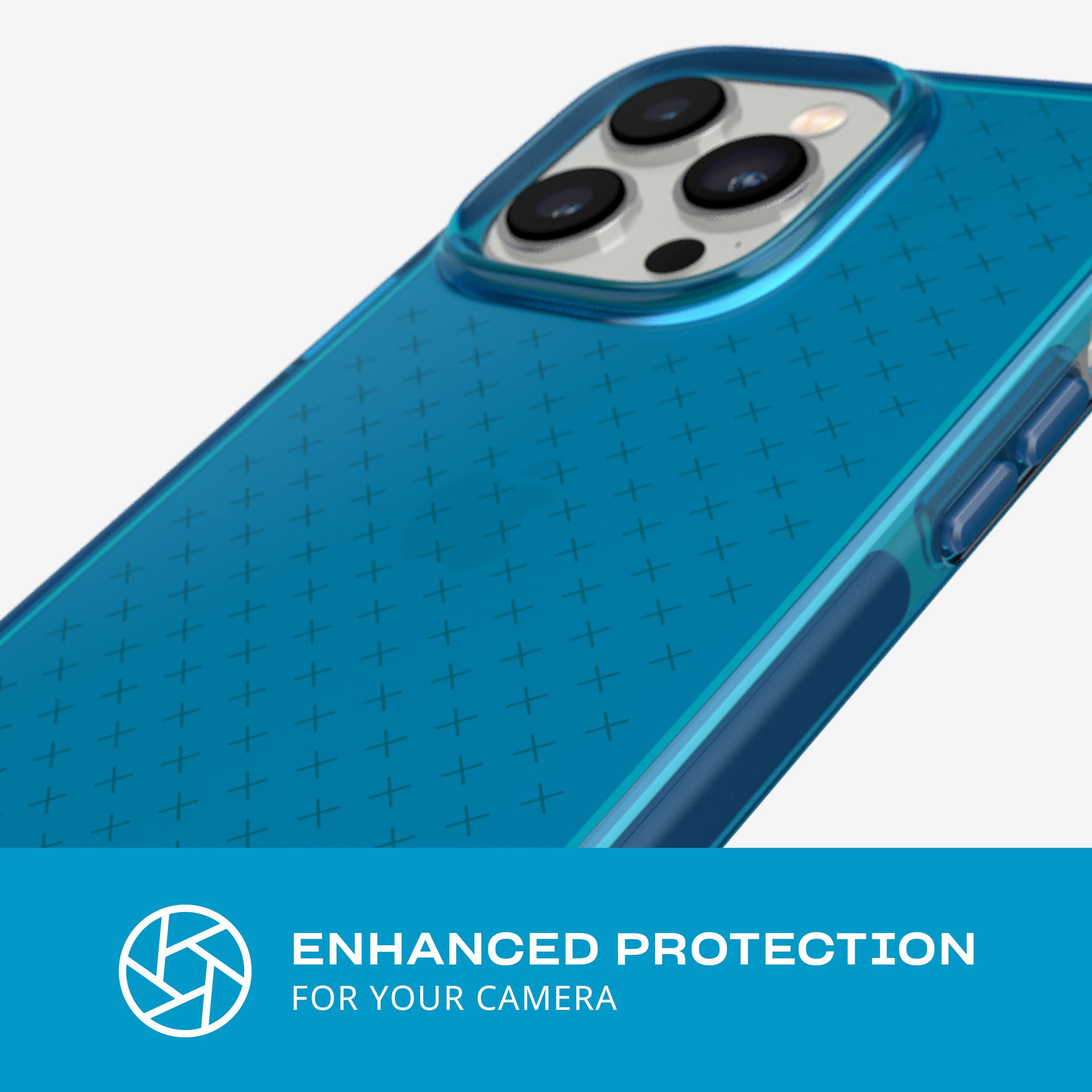 Tech21 iPhone 14 Pro Max Evo Check Slim Shock Absorbing Phone Case with 16ft FlexShock Multi Drop Protection and Extra Buttons - View 5 of 6