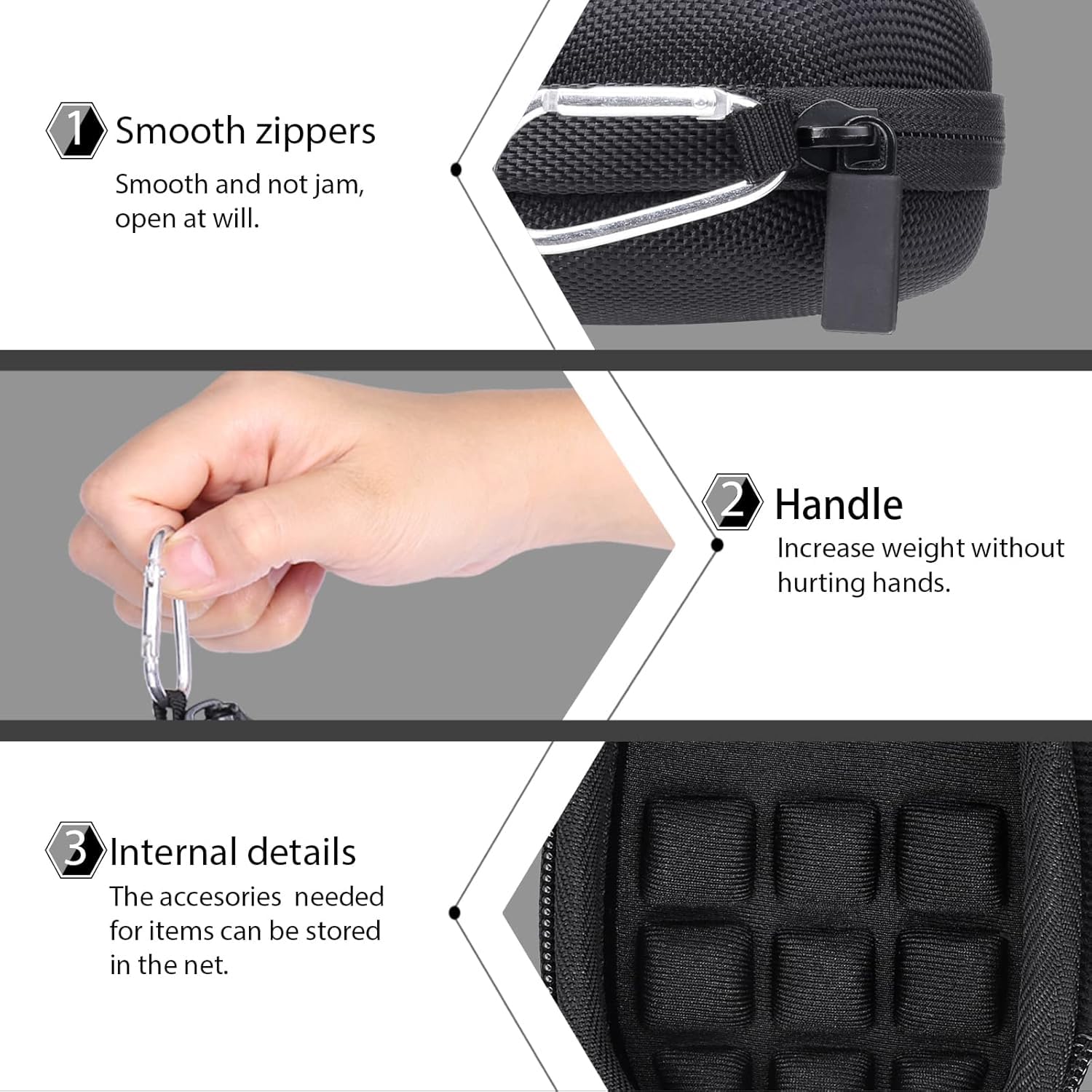 co2CREA co2CREA Hard Case for Logitech MX Anywhere 3S/2S - Durable Graphite Protection for Your Performance Mouse - View 4 of 8