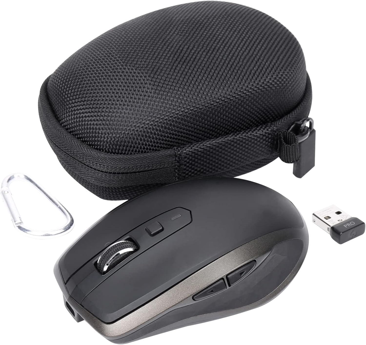 co2CREA co2CREA Hard Case for Logitech MX Anywhere 3S/2S - Durable Graphite Protection for Your Performance Mouse - View 7 of 8