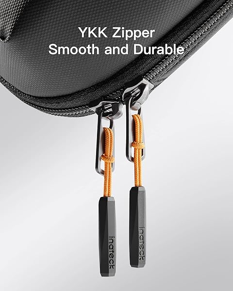 Inateck Inateck Electronics Organizer Travel Case Large Water-resistant Tech Pouch for Cables Chargers and Accessories Black - View 7 of 10