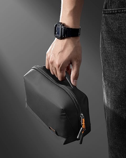 Inateck Inateck Electronics Organizer Travel Case Large Water-resistant Tech Pouch for Cables Chargers and Accessories Black - View 10 of 10