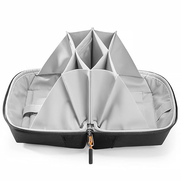 Inateck Inateck Electronics Organizer Travel Case Large Water-resistant Tech Pouch for Cables Chargers and Accessories Black - View 2 of 10