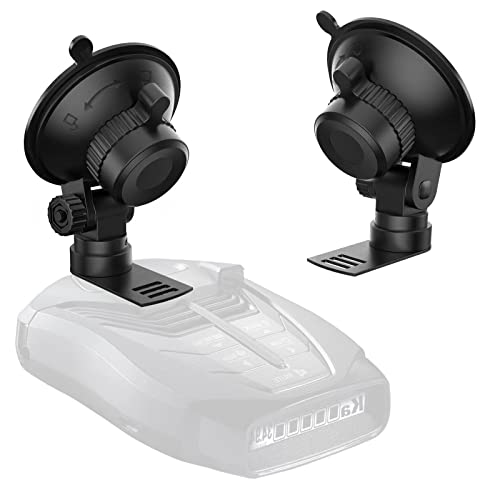 SDSACZMU Best Radar Detector Mount: Suction Cup Holder for Cobra, Escort, Valentine One & Beltronics - Easy Install for Windshield & Dashboard - View 2 of 8