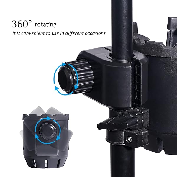 EASICOZI EASICOZI Microphone Stand Cup Holder and Phone Holder 2-in-1 Universal Drink Bottle Holder for Music Mic Stand - View 5 of 7