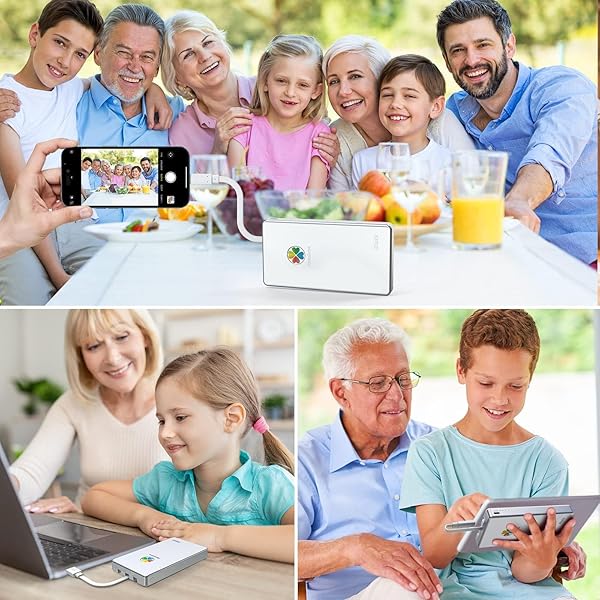 iDiskk iDiskk 2TB MFi Certified External Hard Drive: Fast Backup for iPhone, iPad, MacBook & Android - Perfect for Photos & Videos - View 5 of 9