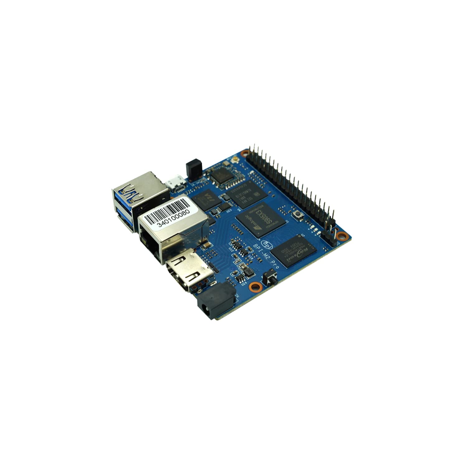 WayPonDEV WayPonDEV Banana Pi BPI-M2 Pro Amlogic S905X3 Quad Core Single Board Computer with Wi-Fi BT 2GB RAM 16GB eMMC Android Linux Support - View 3 of 8