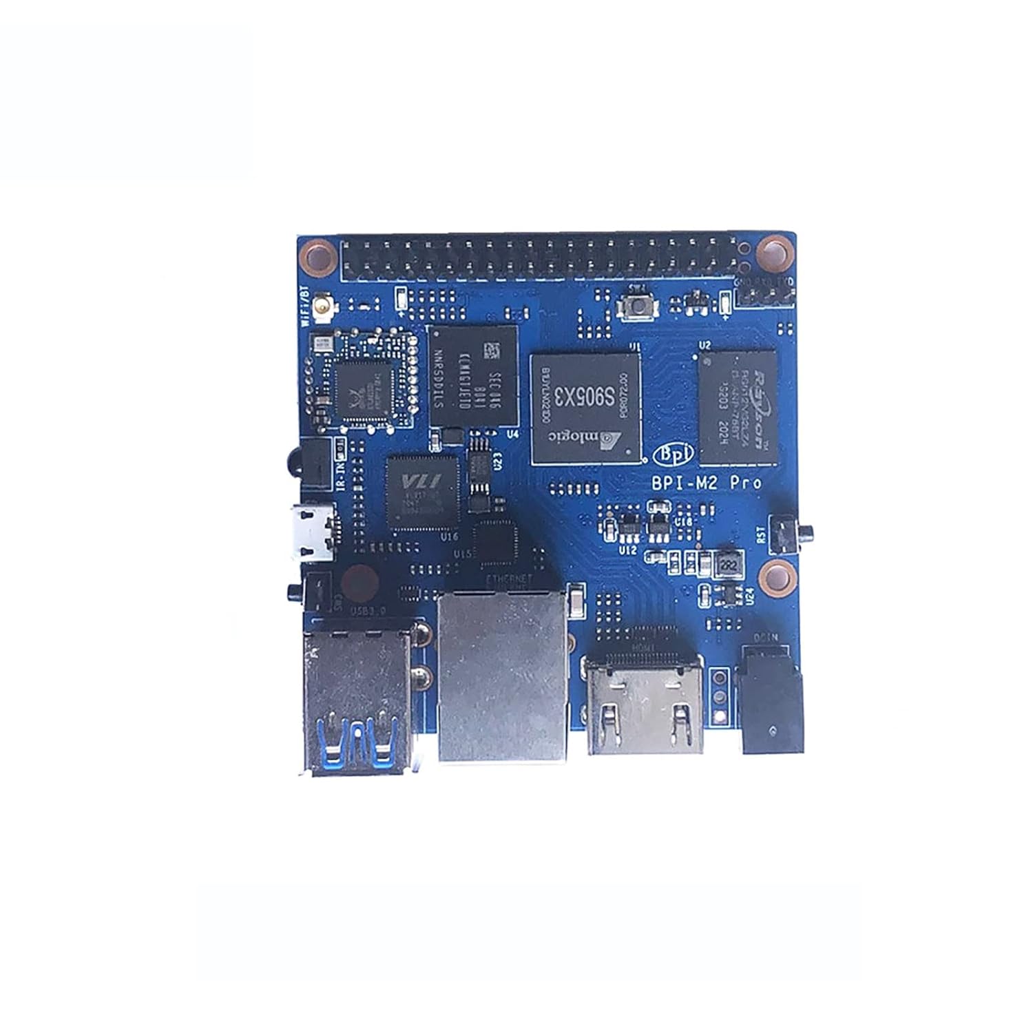 WayPonDEV WayPonDEV Banana Pi BPI-M2 Pro Amlogic S905X3 Quad Core Single Board Computer with Wi-Fi BT 2GB RAM 16GB eMMC Android Linux Support - View 6 of 8
