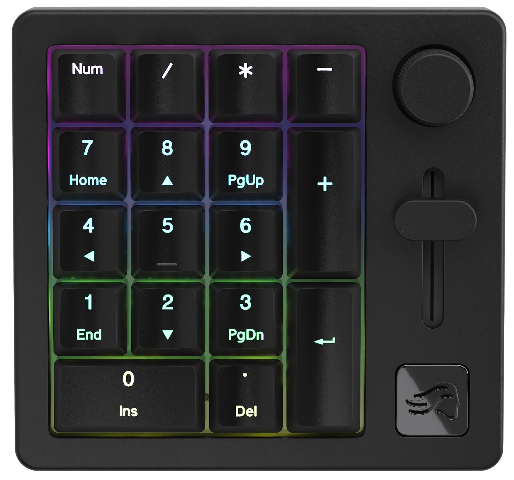 Glorious GMMK Mechanical Numpad: 10-Key USB Keypad with RGB, Hot Swappable, Volume Control - Wired & Bluetooth for Laptops - View 2 of 9