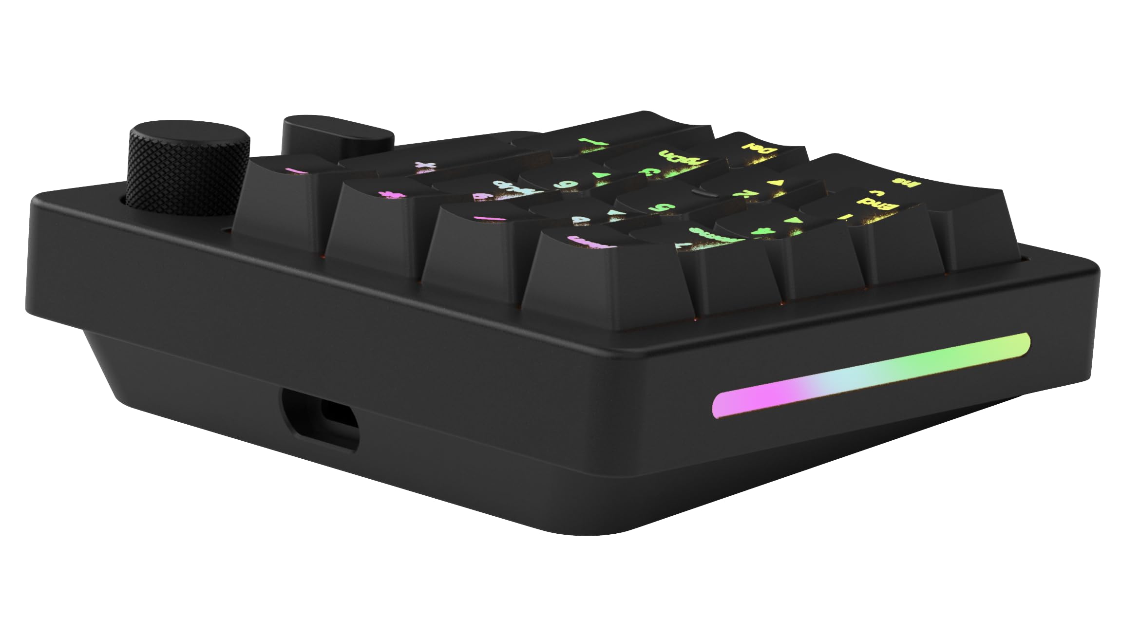Glorious GMMK Mechanical Numpad: 10-Key USB Keypad with RGB, Hot Swappable, Volume Control - Wired & Bluetooth for Laptops - View 3 of 9
