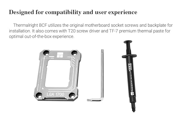Thermalright Thermalright LGA1700 Anti-Bending Buckle for Intel 12th/13th/14th Gen CPUs - Easy, Trace-Free Installation - View 9 of 9