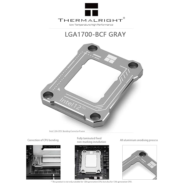 Thermalright Thermalright LGA1700 Anti-Bending Buckle for Intel 12th/13th Gen CPUs - Easy, Trace-Free Installation - View 3 of 9