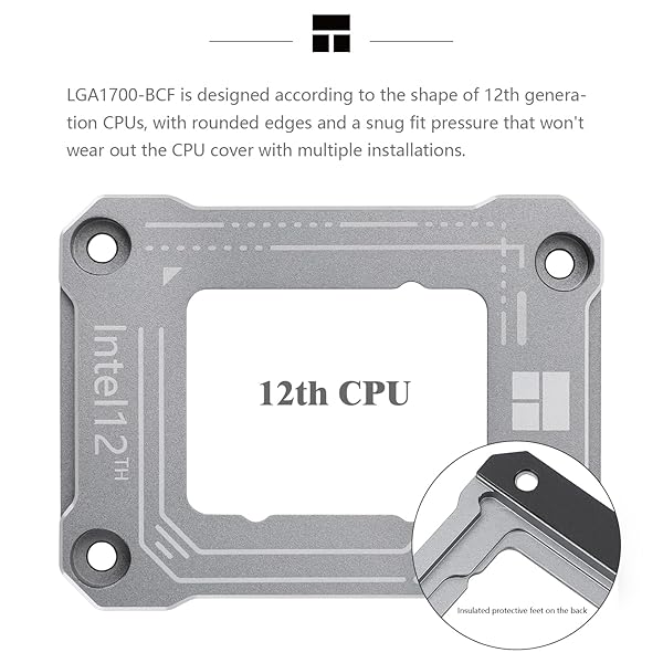 Thermalright Thermalright LGA1700 Anti-Bending Buckle for Intel 12th/13th Gen CPUs - Easy, Trace-Free Installation - View 4 of 9
