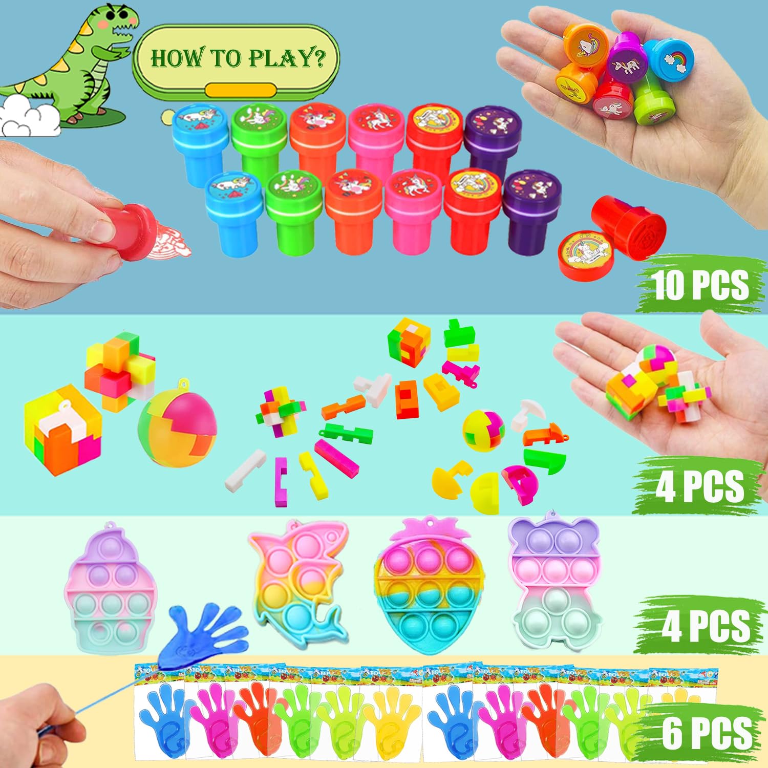 Dilycery Dilycery 120 Pcs Party Favors Toy for Kids Treasure Box Carnival Prizes Classroom Rewards Christmas Stocking Stuffers Goodie Bag Fillers - View 4 of 7