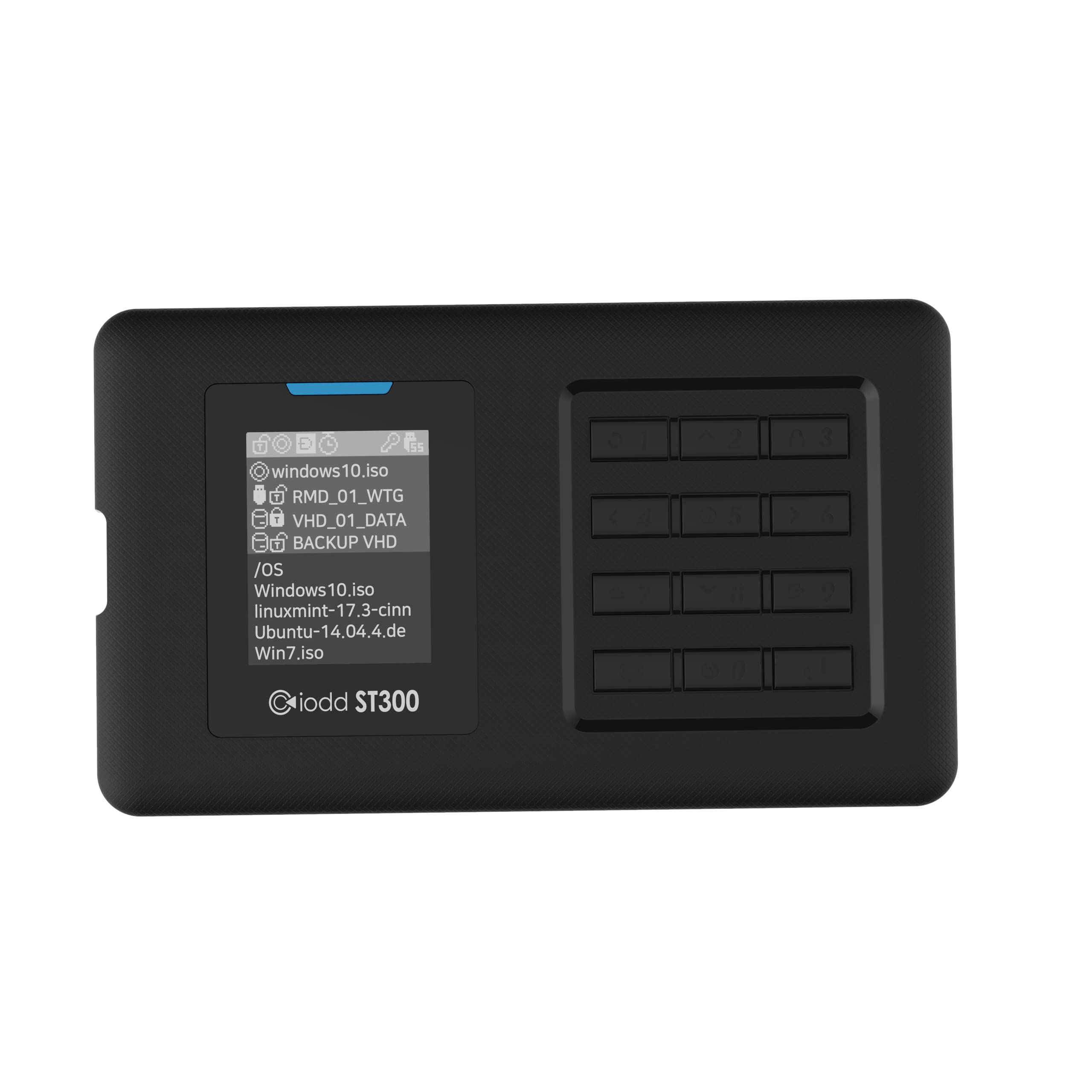 iodd ST300 2.5 Inch Enclosure USB C Bootable Virtual ODD HDD Write Protect 2531 - View 7 of 7
