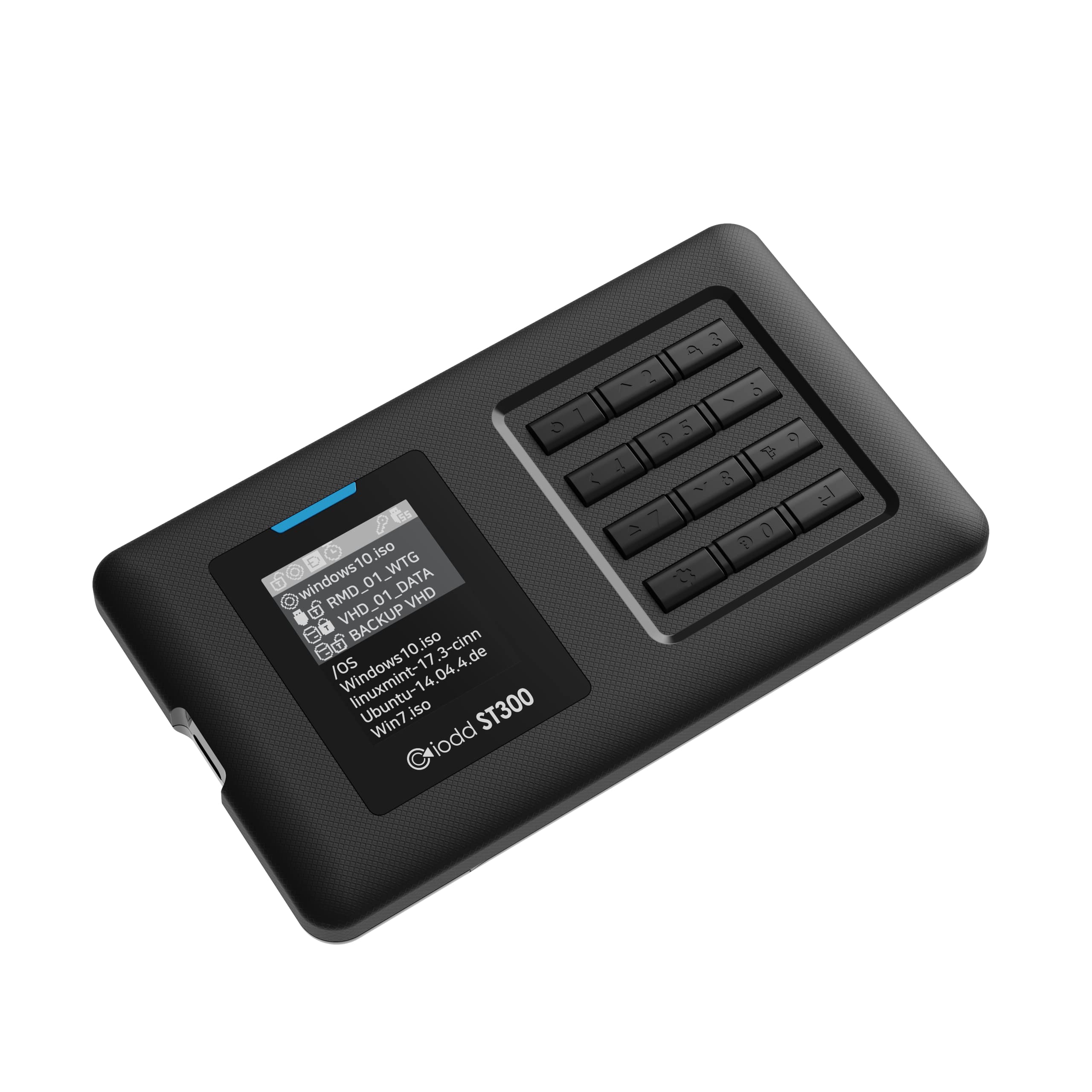 iodd ST300 2.5 Inch Enclosure USB C Bootable Virtual ODD HDD Write Protect 2531