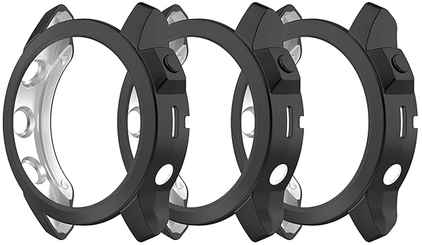 TenCloud 3 Pack Garmin Fenix 7X Sapphire Solar Watch Cover Black Protective Case 51mm - View 2 of 10