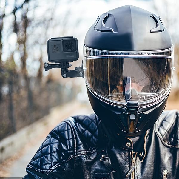 Haoyou 3-Way Adjustable GoPro Mount Kit for Hero 12-3: Straight Joints & Long Thumb Screws for Versatile Shooting - View 8 of 9