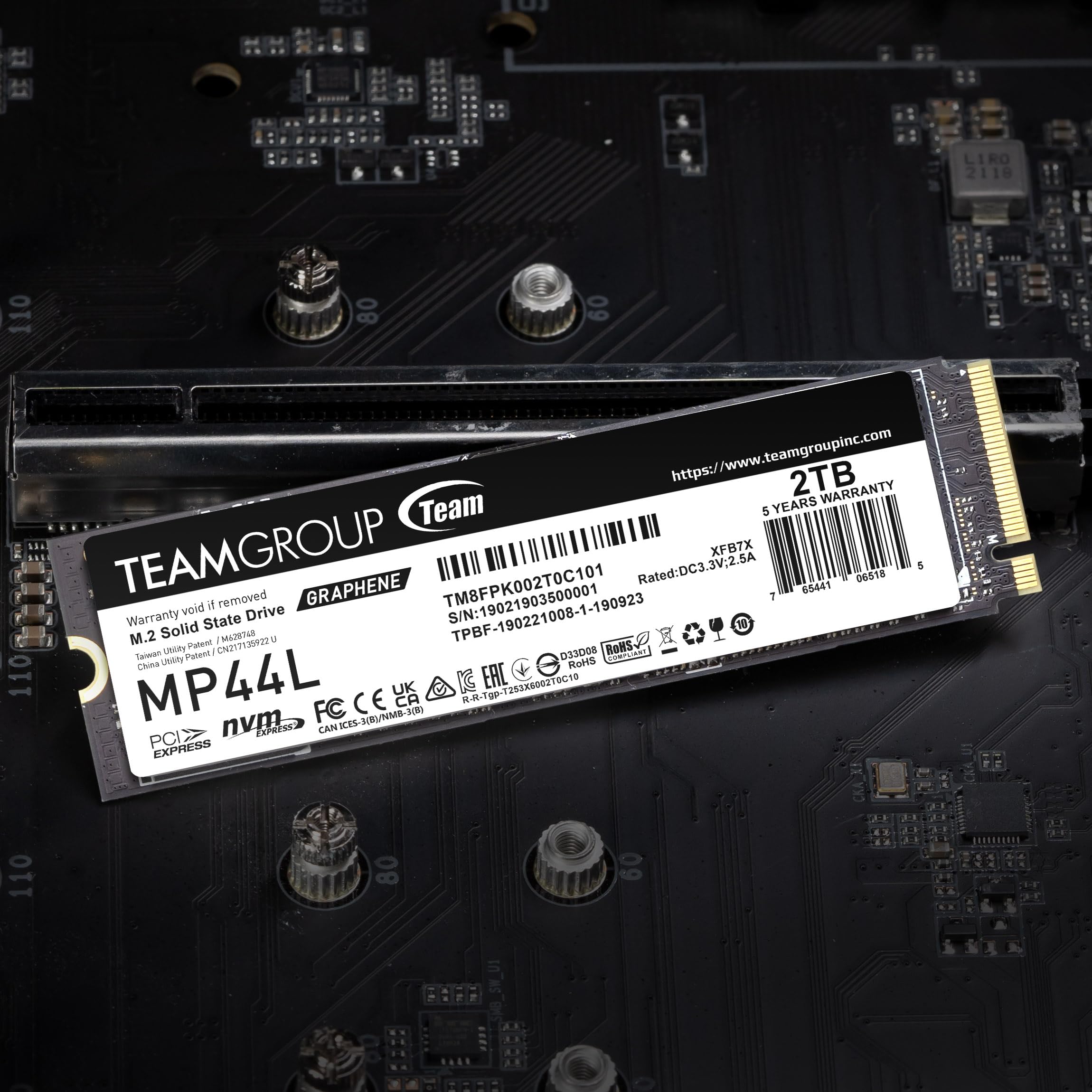TEAMGROUP TEAMGROUP MP44L 500GB NVMe SSD High Speed 5000MBs Read 3700MBs Write M2 2280 for Laptop and Desktop Upgrade - View 4 of 8
