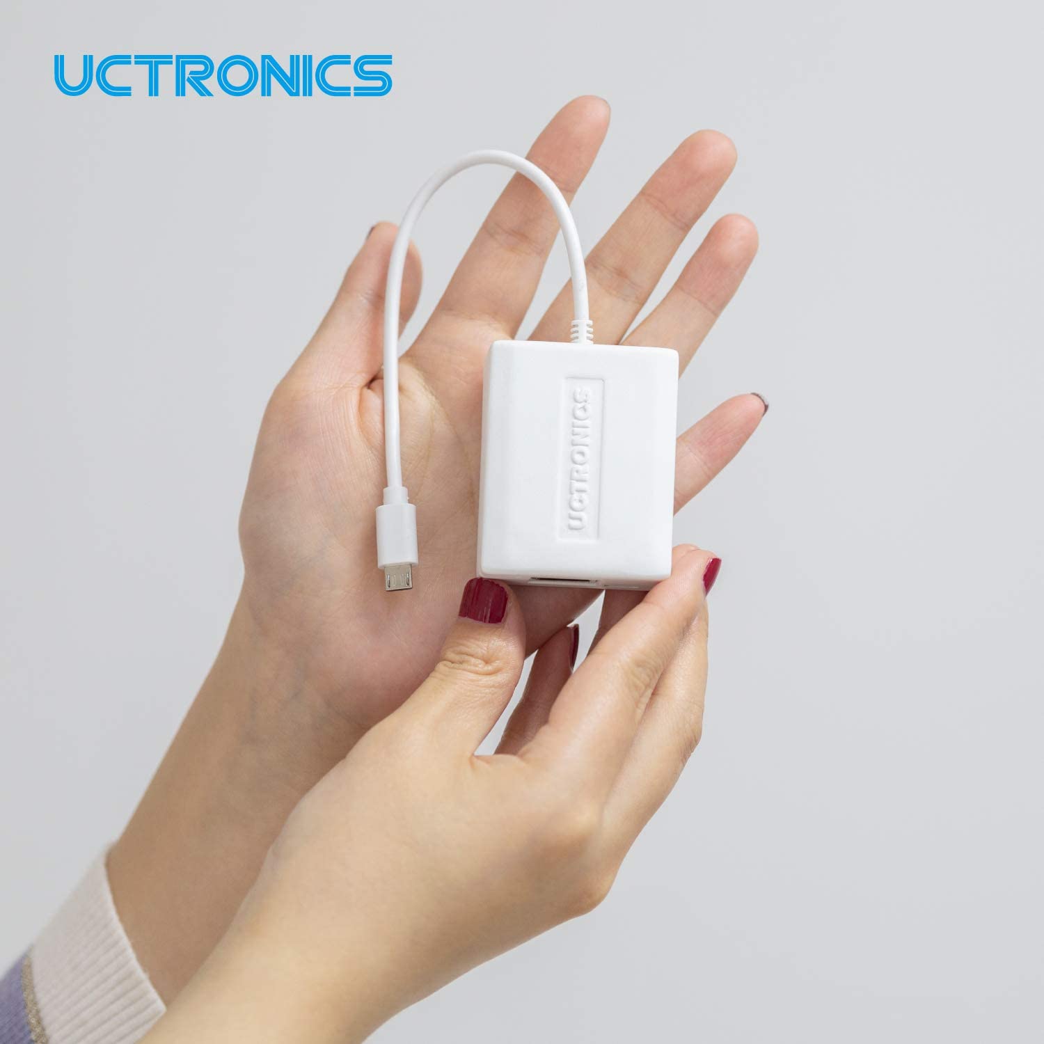 UCTRONICS UCTRONICS Ethernet and Power Adapter for Raspberry Pi Zero Micro USB Compatible with Fire TV Stick Chromecast Google Mini IEEE 802.3af - View 6 of 6