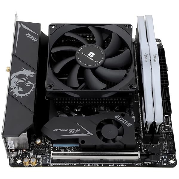 Thermalright Thermalright AXP90 X36 Black Low Profile CPU Cooler - Slim 36mm Heatsink for AMD & Intel CPUs - View 9 of 10