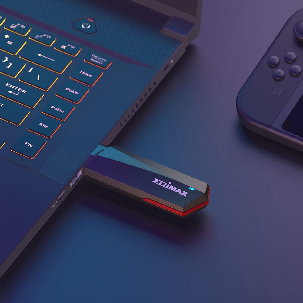 Edimax EDiMAX Wi-Fi 6 AX1800 USB 3.0 Adapter Dual Band High Speed MU-MIMO OFDMA Windows 10 11 Support EW-7822UMX - View 3 of 5