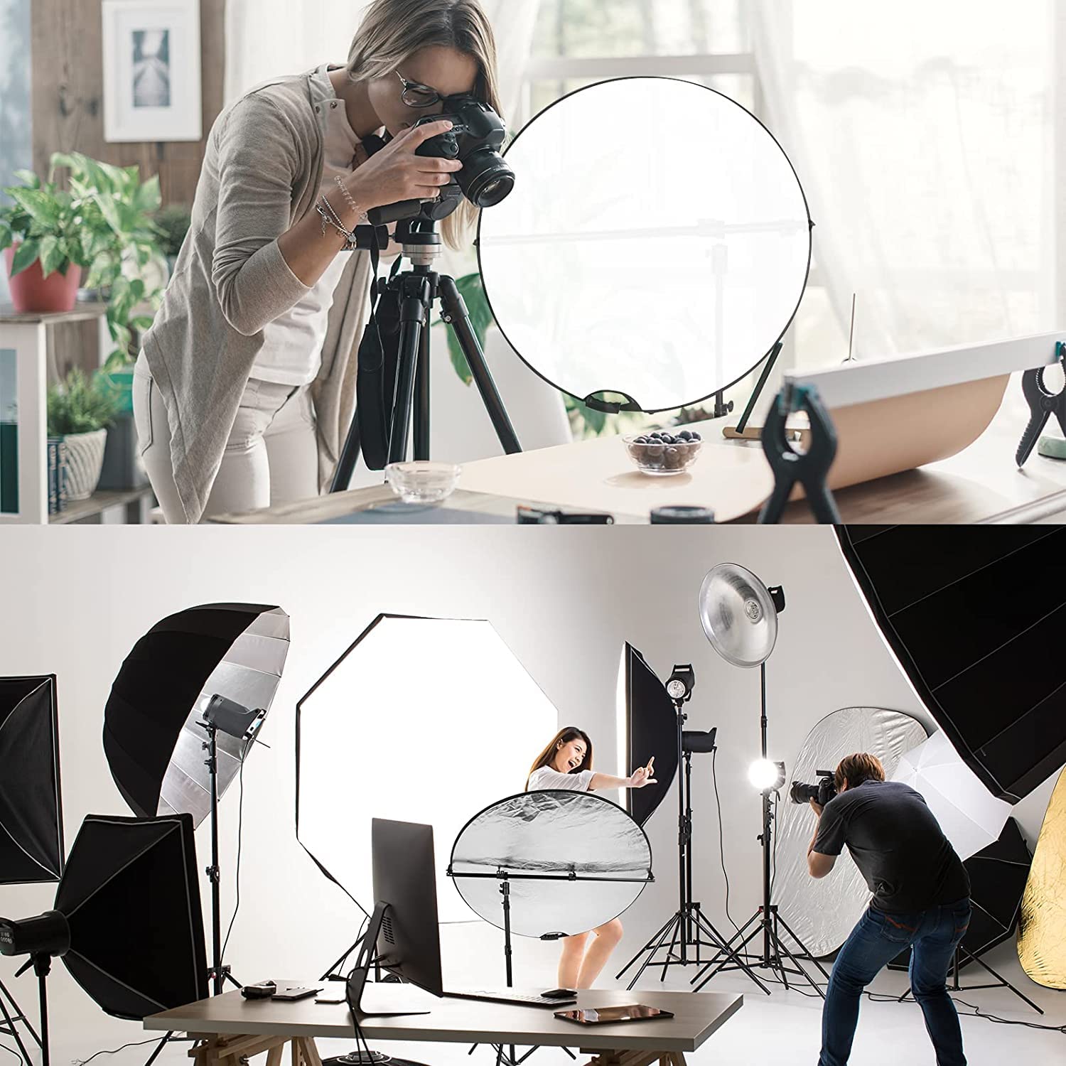 NEEWER NEEWER Extendable Reflector Holder Arm Telescopic Boom Arm 360 Degree Swivel Bracket for Product and Portrait Photography - View 7 of 7