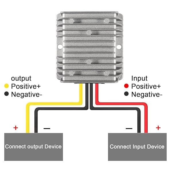 Diitao Diitao 24V to 12V Waterproof Buck Converter - 30A DC Regulator for Golf Carts | 360W Power Supply - View 5 of 8