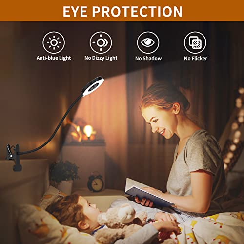 iZELL iZell Book Light Ring for Reading Adjustable Brightness Portable LED Light - View 6 of 8