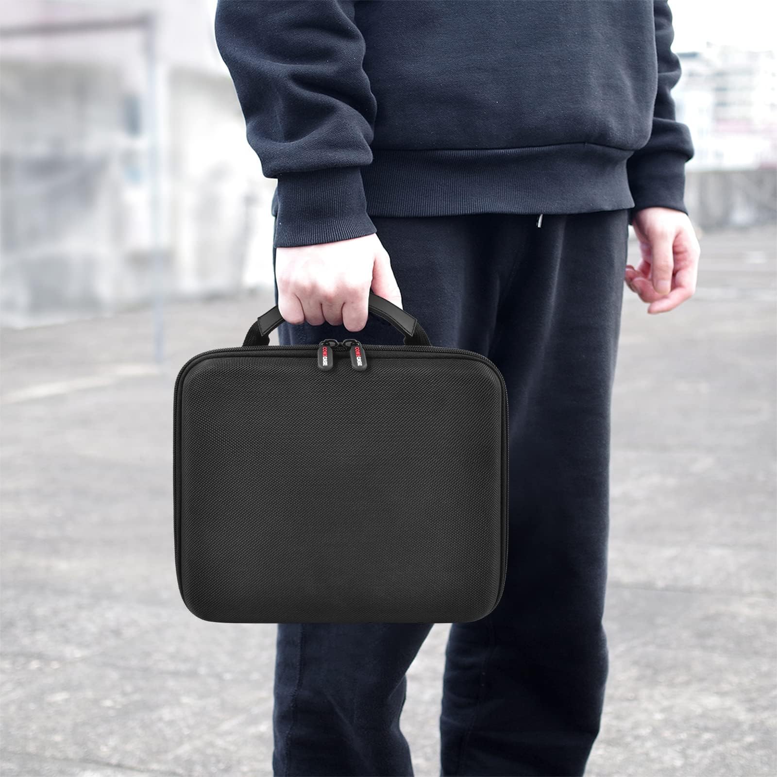 Barber Accessories Bag for Hair Clippers and Supplies, Men's Trimmer Tool Organizer, Portable Clipper Storage Holder for Hair cutting, Guard Grooming - View 7 of 7