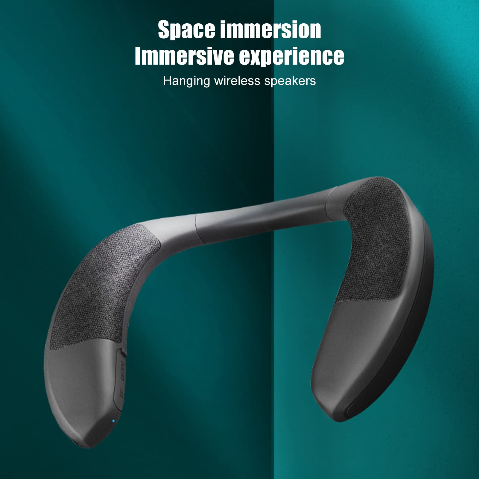 Yoidesu Yoidesu Neckband Portable Bluetooth Speakers Lightweight 3D Stereo Surround Sound Wearable Speaker for Outdoor Cycling and Hands-Free Calling - View 2 of 9