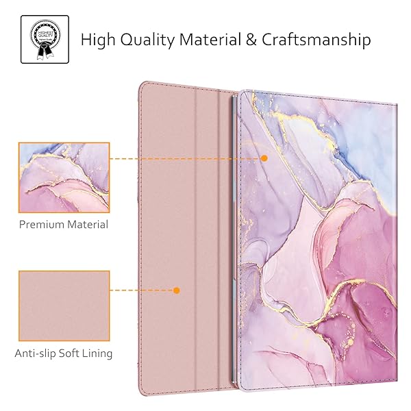 FINTIE Fintie Premium PU Leather Sleeve Case for 14 Inch ASUS Chromebook Flip C433TA Lenovo Yoga Slim 7 Dell Latitude Glittering Marble Design - View 5 of 9
