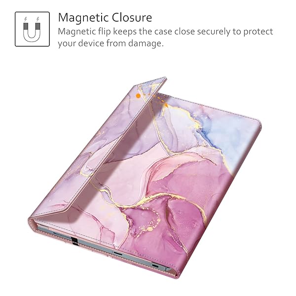 FINTIE Fintie Premium PU Leather Sleeve Case for 14 Inch ASUS Chromebook Flip C433TA Lenovo Yoga Slim 7 Dell Latitude Glittering Marble Design - View 7 of 9