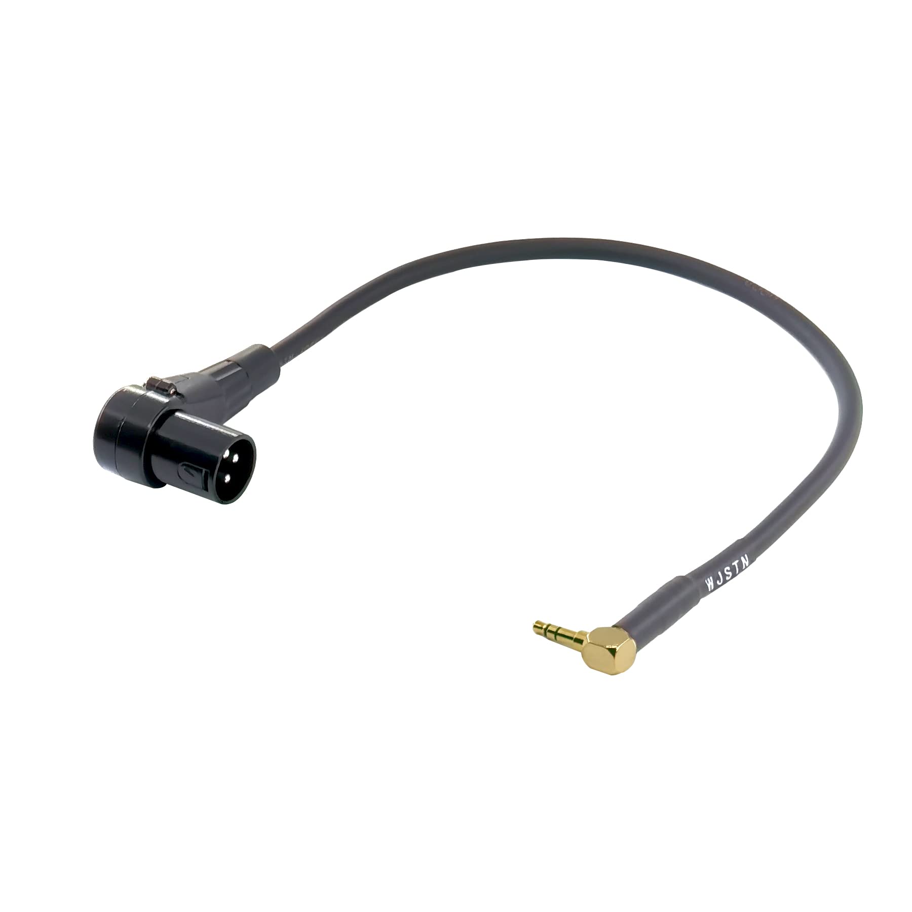 WJSTN Right Angle 3.5mm (1 8 Inch) TRS to XLR Stereo Male to XLR Male Cable (1 Feet) - View 2 of 6