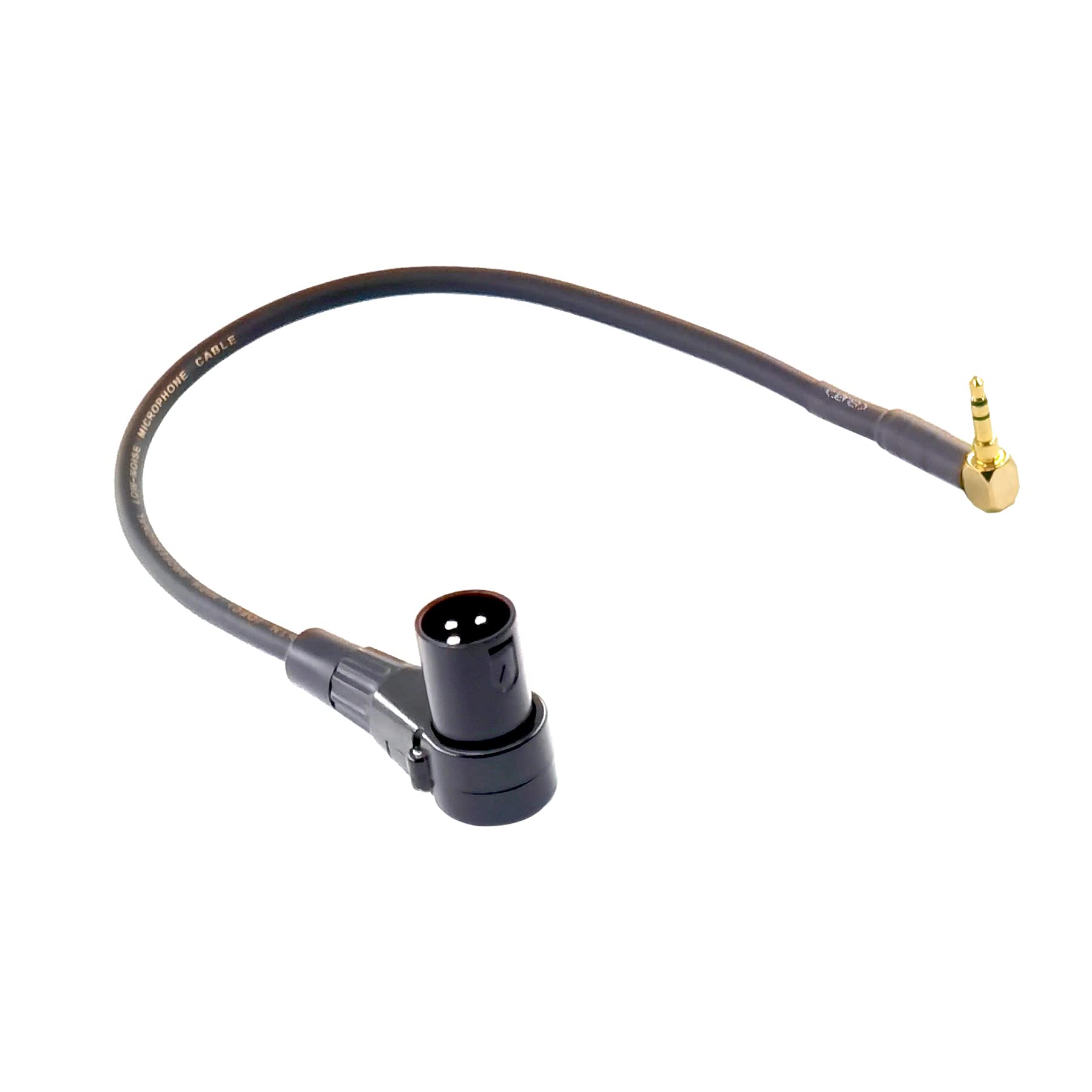 WJSTN Right Angle 3.5mm (1 8 Inch) TRS to XLR Stereo Male to XLR Male Cable (1 Feet) - View 3 of 6