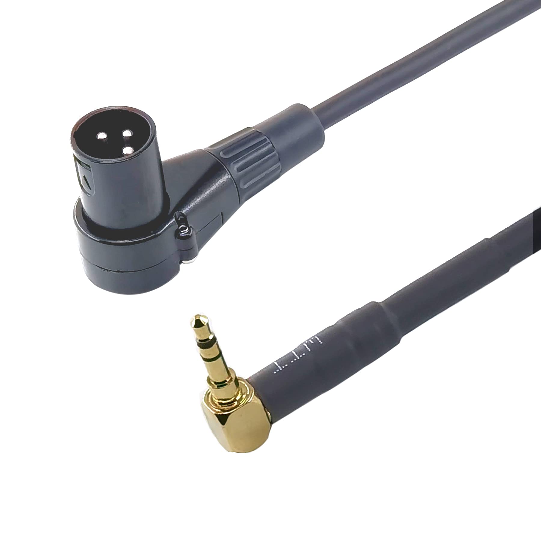 WJSTN Right Angle 3.5mm (1 8 Inch) TRS to XLR Stereo Male to XLR Male Cable (1 Feet) - View 4 of 6