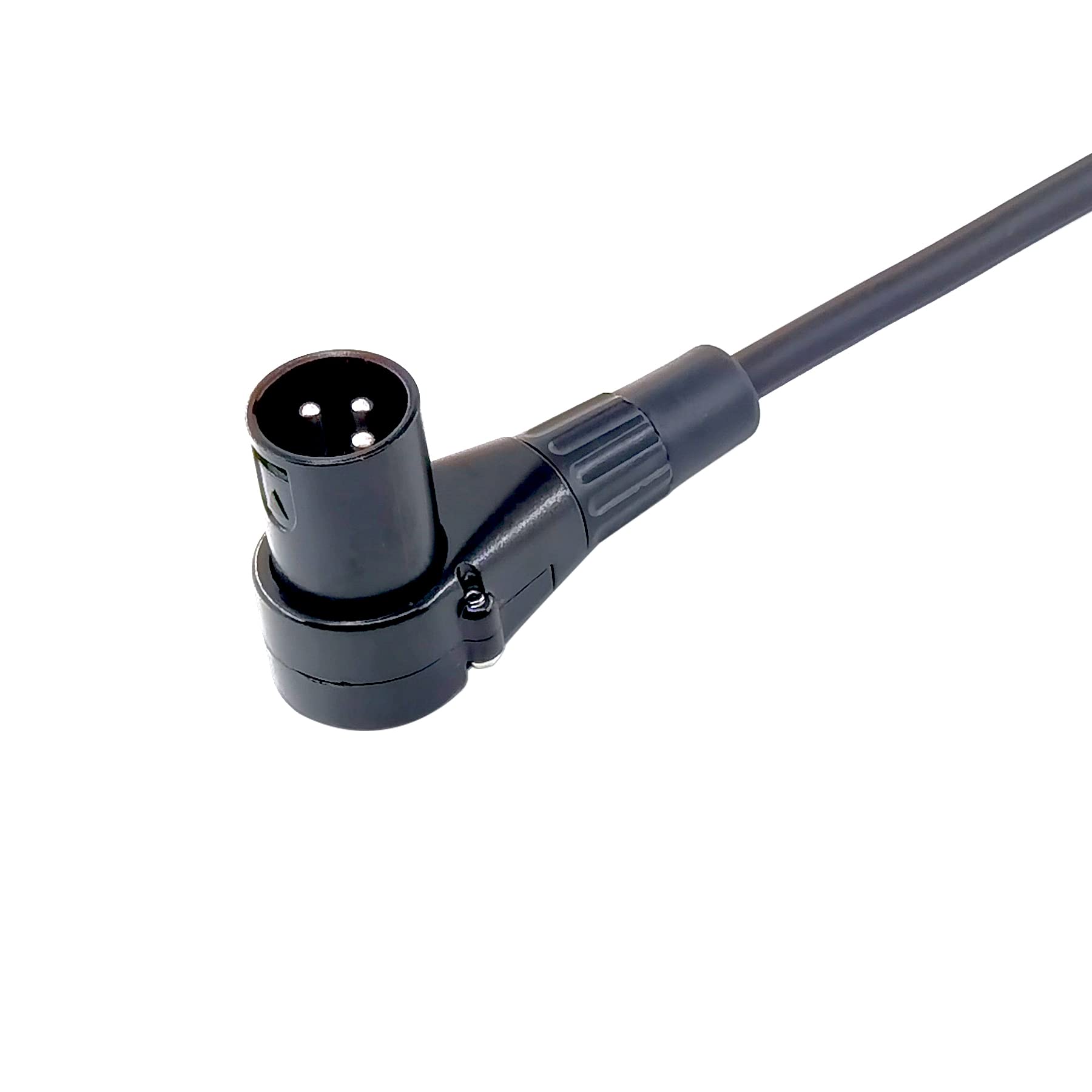 WJSTN Right Angle 3.5mm (1 8 Inch) TRS to XLR Stereo Male to XLR Male Cable (1 Feet) - View 5 of 6