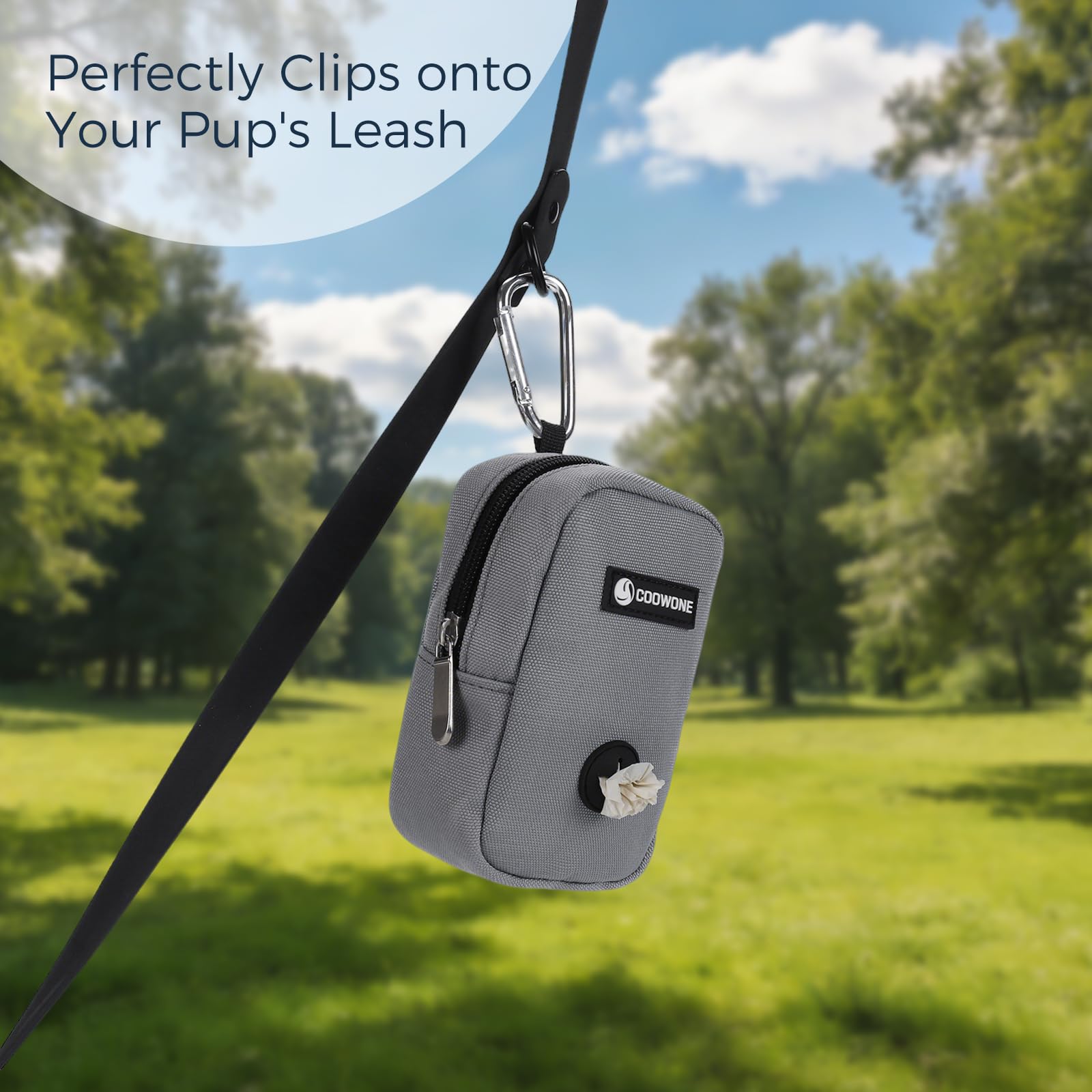 COOWONE COOWONE Dog Treat Pouch with Clip Waterproof Hands-free Training Bag for Small Dogs Perfect for Pet Training and Treat Storage - View 6 of 7