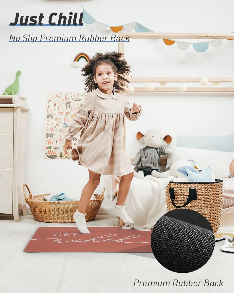 tchdio Tchdio Super Absorbent Quick Dry Bath Mat Non Slip Ultra Thin Bathroom Rug 17 x 24 Terracotta for Bathroom Floor - View 4 of 7