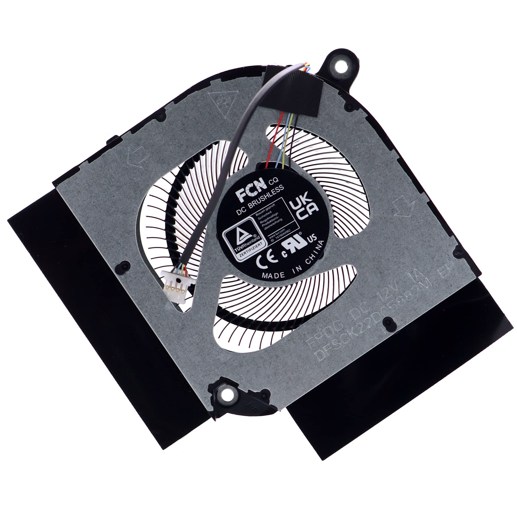 Deal4GO 12V 1A GPU Cooling Fan DFSCK22D05883M Replacement for Acer Nitro 5 AN515 58 AN517 55 AN515 46 N22C1 AN515 58 51R3