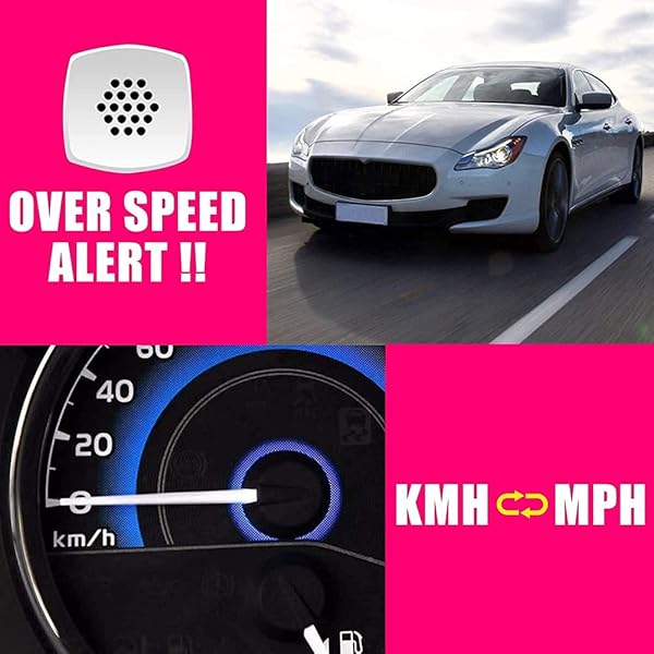 kingneed Kingneed C3012 HUD Speedometer & Odometer - Universal GPS Display for Cars, Trucks & Buses - View 6 of 7